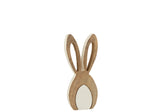 Oreilles de lapin Bois de Mangue Blanc/Nat Moyen - (40140)